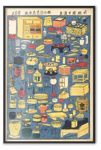 Poster: Utagawa Yoshikazu - Varie forniture domestiche