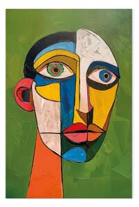 Quadro Ispirazioni Picasso - Ritratto di uomo con collo lungo