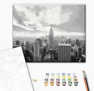 Quadro da dipingere New York grigia
