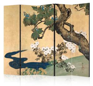 Paravento Sakai Hoitsu - Chrysanthemums and Paulownias