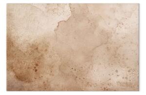 Quadro su tela Aged Texture – beige-toned background with stains and crackled details