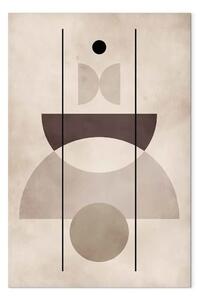 Quadro contemporaneo Axis of Symmetry – Minimalist Composition with Shapes and Lines