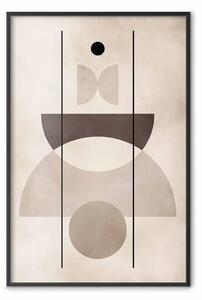 Poster: Line of Silence – Balanced Abstraction with Arcs, Circles and Verticals