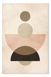 Quadro contemporaneo Geometry of Calm – Abstract Shapes in a Muted Color Palette