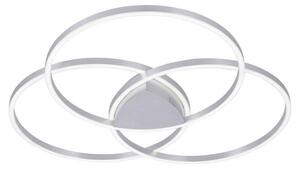 La plafoniera LED Q-KATE a forma di anello con regolazione del colore della luce è compatibile con i sistemi Smart Home