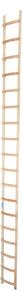 STABILO Scala da tetto in legno, 1x18 pioli, 804457