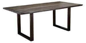 MASSIVMOEBEL24 | FREEFORM #0305 Tavolo da pranzo in legno di sheesham - laccato / smoked oak 200x100x78