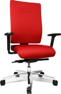 Sedia girevole, sedia da scrivania, sedia da ufficio, Topstar Sitness 70, colore rosso