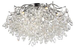 PAUL NEUHAUS RICICLE Lampadario con pendenti in cristallo, cromo lucido PN 6053-17