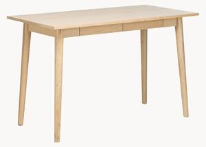 Scrivania stretta in legno Marte