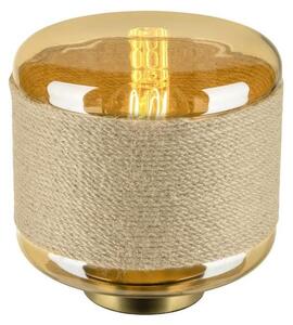 SLV 1010208 PANTILO ROPE 19, lampada da tavolo, E27, cilindrica, 1 x max. 15 W, oro