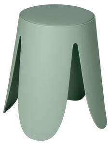 WENKO, sgabello da bagno modello Comiso, colore verde liscio, capacità di carico fino a 180 kg