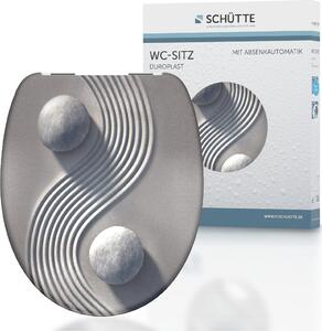 Sedile WC SCHÜTTE con chiusura ammortizzata YIN & YANG