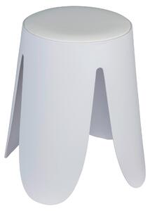 Sgabello da bagno WENKO Mod. Comiso Bianco opaco, carico fino a 180 kg