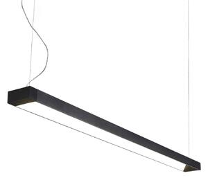 Arcchio LED-Pendellampe Cuna, schwarz, 162cm, Metall