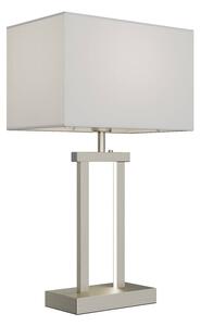 Lampada da tavolo Lindby Sigurd, bianco, tessuto, altezza 54 cm, E27