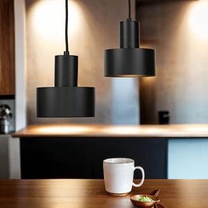 Lampada a sospensione in metallo a 2 luci E27 regolabile nero retrò lampada a sospensione tavolo da pranzo soggiorno