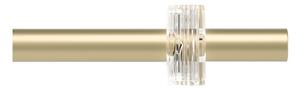 Bastone per tende oro opaco in acciaio regolabile 107 - 305 cm Flute – Umbra