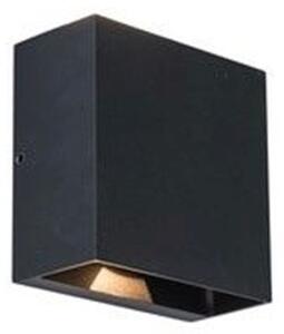 Lampada da parete per esterni GEMINI BEAMS nero Lutec 5104003012