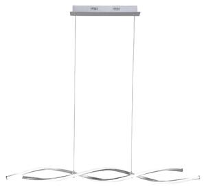 Lampada a sospensione LED POLINA argento 23,5 W, bianco caldo 2526 lm, metallo, dimensioni: 120x110x8 cm, IP20, Paul Neuhaus