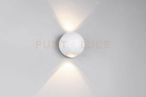 Avisio applique da esterno led 4w 500lm, 3000k sfera bi-emissione b