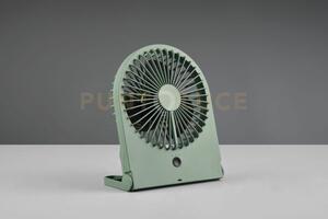 Breezy ventilatore da appoggio verde 3 velocita' ricaricabile h. 23cm