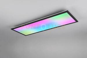 Beta plafoniera led 31w 3550lm, 2700 - 6500k rettangolare bordo ner