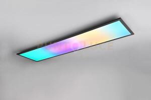 Beta plafoniera led 31w 3600lm, 2700 - 6500k rettangolare bordo ner