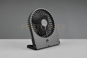 Breezy ventilatore da appoggio nero 3 velocita' ricaricabile h. 23cm