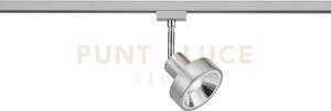 Duoline leon spot orientabile metallo acciaio satinato l. 11cm 1 lu