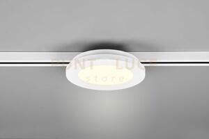Duoline camillus plafoniera led 9w 900lm, 3000k bordo bianco d.17cm
