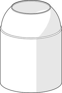 Hansa Cappuccio di copertura per miscelatore monocomando Mix cromato, 1 pz