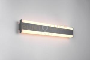 Dawson applique fascia da esterno alluminio antracite con regolazio