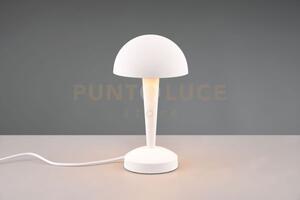 Canaria lampada da tavolo metallo bianco touch con lampadine dimmer