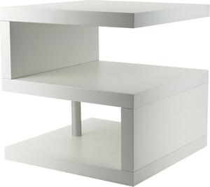 Tavolino Sigi bianco, , 44x44x44 cm, incollato in modo permanente