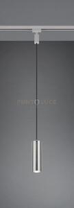 Duoline sospensione marley metallo acciaio satinato d. 6cm x h. 17c