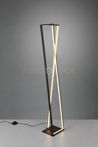 Edge piantana led 26w 2950lm, 2300+3000+4000k rettangolare nero e o