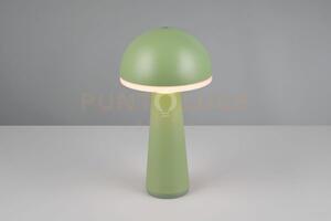 Fungo lampada da tavolo ricaricabile pistacchio regolazione intesit