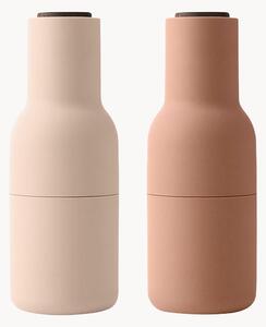 Set macina sale e pepe con coperchio in legno di noce Bottle Grinder 2 pz