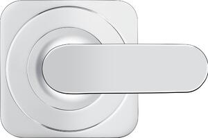 Hansgrohe AXOR Citterio Mitigeur lavabo 3 trous encastré pour montage mural avec bec verseur 226 mm, béqu'illes et rosaces, 34315000, 34315000