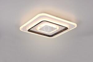 Jora plafoniera led 46w 5400lm, 2700 - 6000k quadrata con telecoman