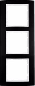 Berker 10133025 Cornice in alluminio, nero/bianco polare Berker B.3