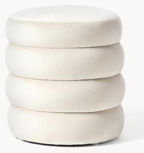 Pouf imbottito in velluto Alto
