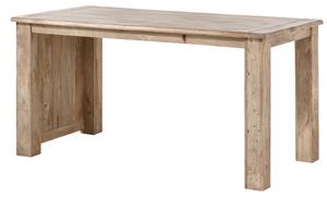 MASSIVMOEBEL24 | Schreibtisch Mango 160x80x80 beige lackiert RAILWAY #3004