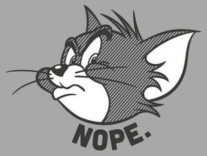 Stampa d'arte Tom Jerry - Nope, (26.7 x 40 cm)