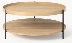 Tavolino rotondo da salotto in legno Renee