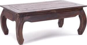 TAVOLO OPIUM "EAST" | 100x60cm (LxP), mogano | tavolo laterale | colore: 03 marrone scuro