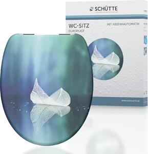 Sedile WC SCHÜTTE con meccanismo di chiusura ammortizzata FALLEN LEAF