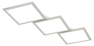 Lucande Lampada da soffitto LED Ilira, 3 luci, argento, CCT, dimmerabile