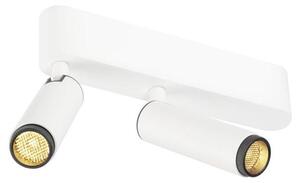 SLV 1009045 GRIP! S, plafoniera, doppia, FASE, 3000 K, 21 W, 29°, bianco / nero